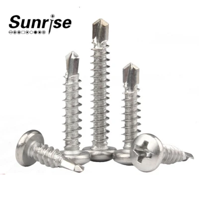 Parafuso autoperfurante de recesso cruzado Pan Phillips, DIN7504N