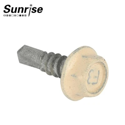 Parafuso de concreto autoperfurante com ponto de perfuração rusperted