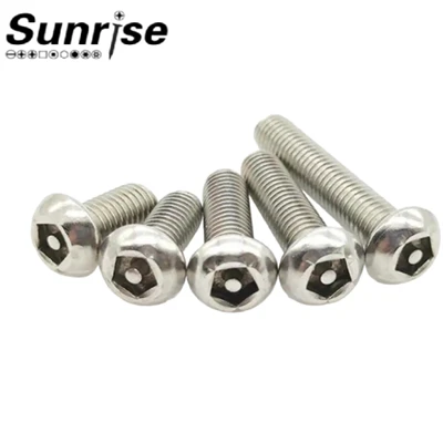 SS304/316 Anti Roubo Segurança Pentágono Penta Drive Pan Button Head Screw